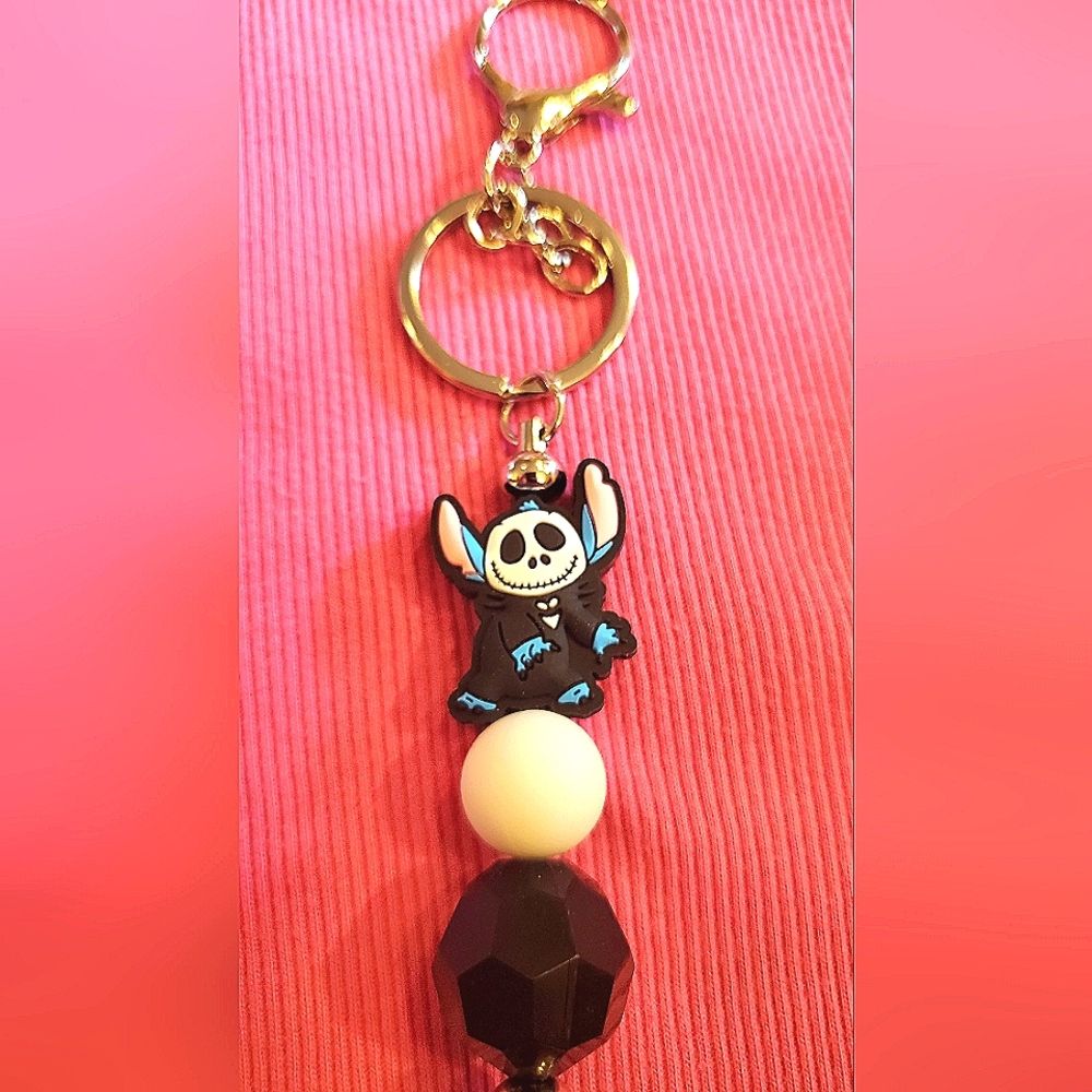 ✨ Disney Mash-Up Magic! Jack Skellington + Stitch Charm